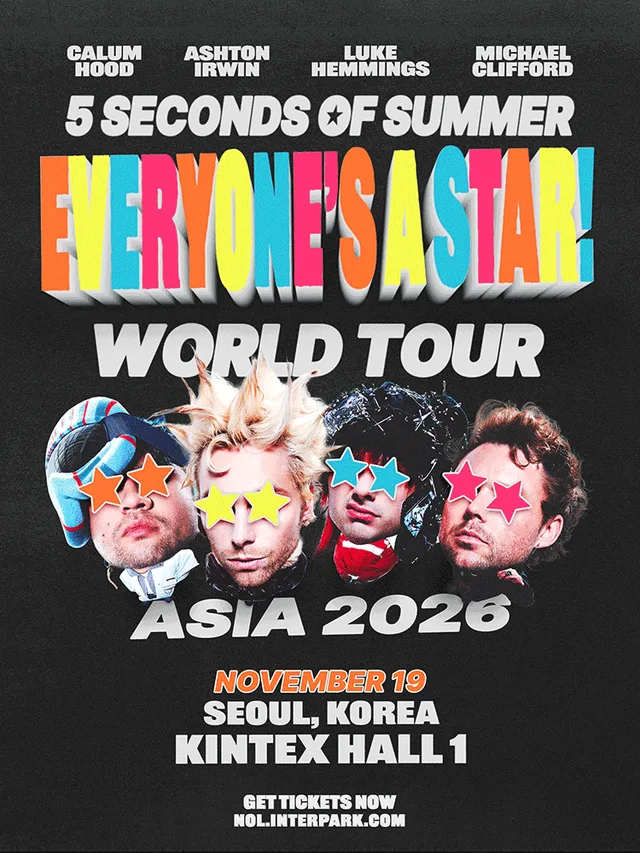 5 Seconds of Summer (파이브 세컨즈 오브 서머) 포스터